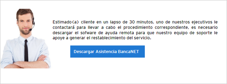 Pop-ups deployed to download an assistance software