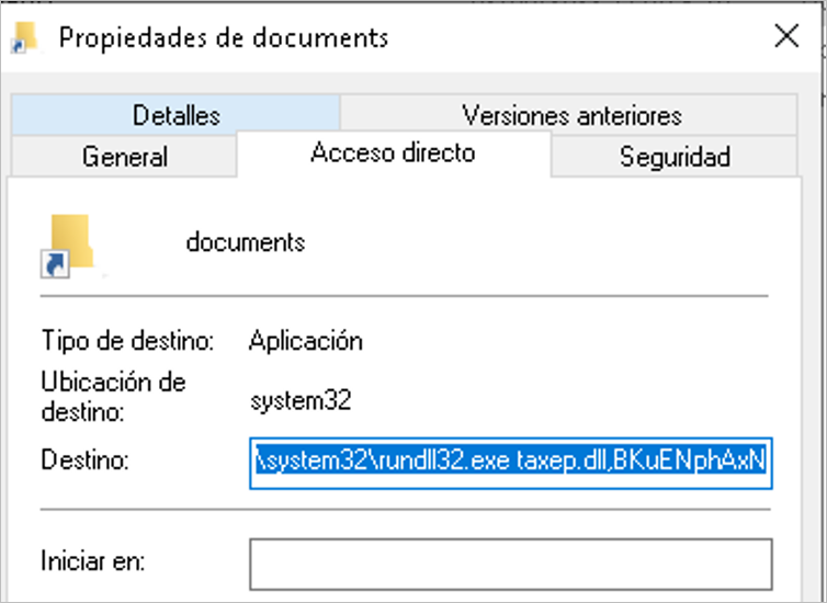 DLL execution syntax